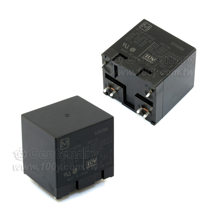 功率繼電器 30A 24V SPST-NO - 100559 產品圖片