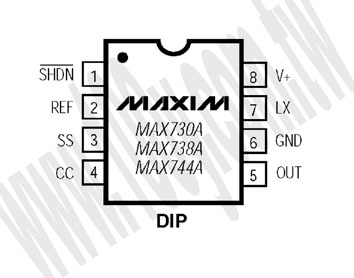 5V, Step-Down, Current-Mode PWM DC-DC Converter - 73308 Product Image