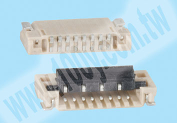 CONN FPC 8POS .5MM SMD R/A ZIF - 75789 產品圖片