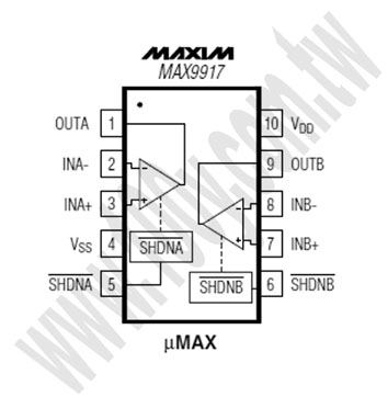 μMax-10 (10P/MSOP)  (ROHS) - 77278 產品圖片