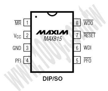 ±1% Accuracy, Low-Power, +3V and +5V μp Supervisory Circuit - 77327 Product Image