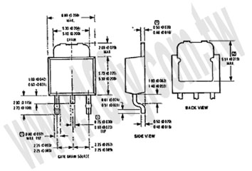 D-Pak (TO-252) (ROHS) - 76413 產品圖片