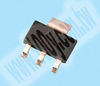 SOT223 PNP SILICON PLANAR HIGH GAIN
MEDIUM POWER TRANSISTOR