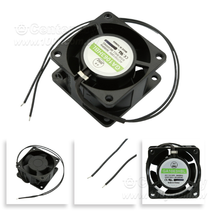 110V/120V AC BALL風扇  60*60*30mm - 77529 產品圖片