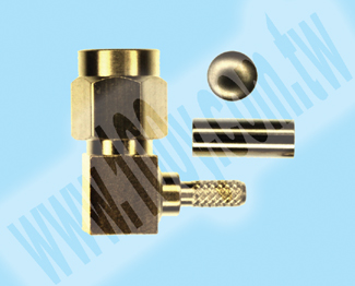 CONN PLUG SMA R/A RG174/316/188 - 76133 產品圖片