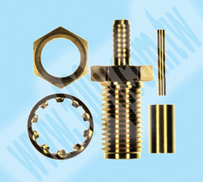 SMA Jack, Bulkhead for RG-316 and RG-174 Cable - 76142 Product Image