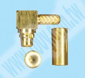MMCX Right Angle Plug, Crimp - 76156 產品圖片