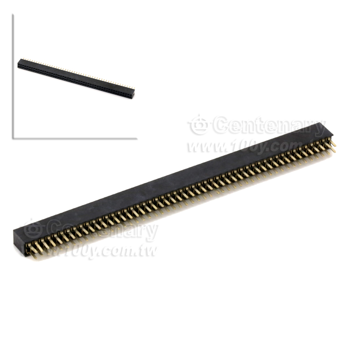 100P(2*50)排針母座 P:1.27mm【ROHS】 - 79596 產品圖片