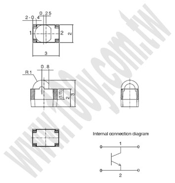 High Sensitivity Chip Sensor, Side Veiw Type - 79721 Product Image
