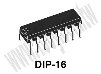16P/DIP - 80968 產品圖片