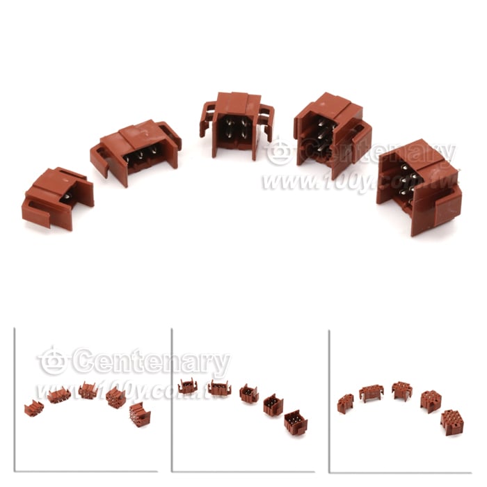 插板式公座180° 3Pin (1*3) - 81772 產品圖片
