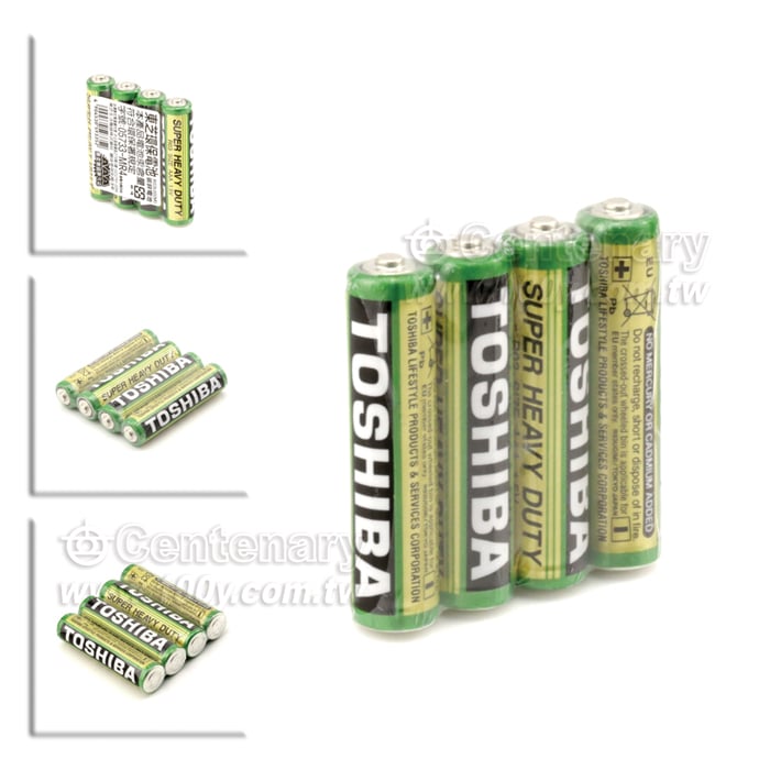 4號東芝環保電池AAA
