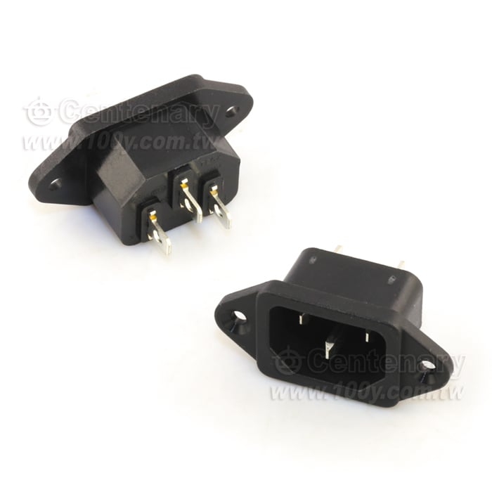 IEC C13+C14 AC Plug & Socket
