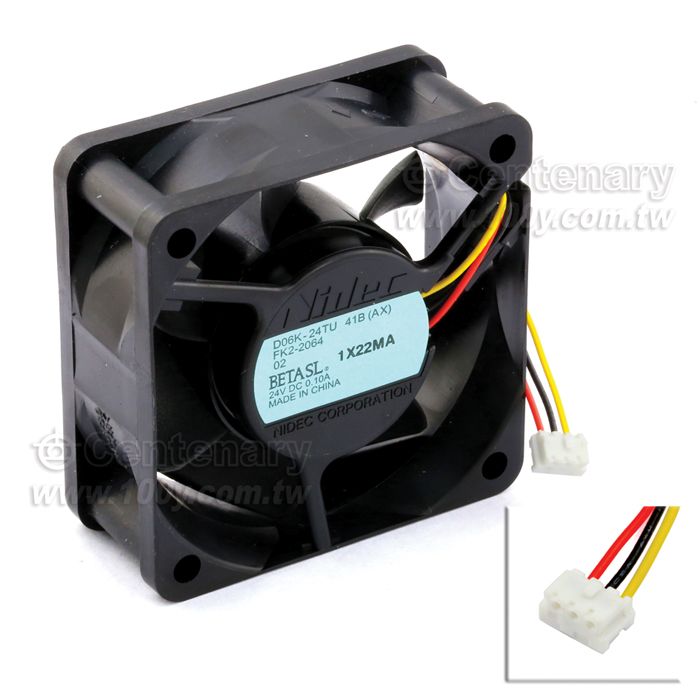 NIDEC_DC24V 帶線風扇 60*60*25mm - 104796 產品圖片