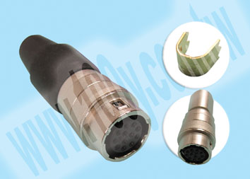 圓形連接器 12P母頭 - 83062 產品圖片