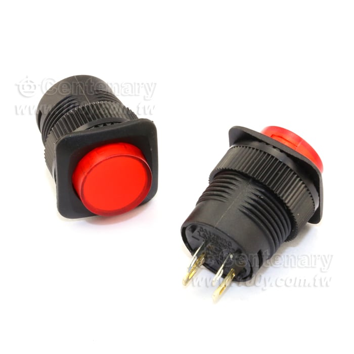 紅色 復歸A接點 w/3VdcLED - 32528 產品圖片
