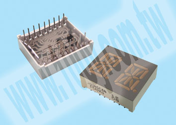 7-Segment Multiplexed LED Display/Common Cathode/Orange