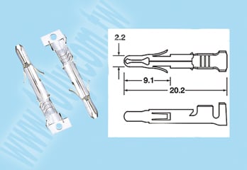 公裸露端子20~14AWG