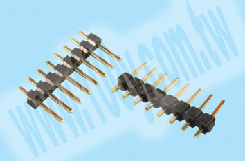 2.54mm Male Headers (Gold) -Single Row - 130461 Product Image