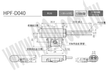 檢測漏液用光纖元件
