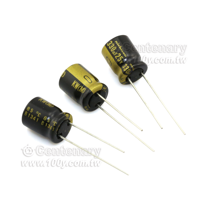 330uF/25V ±20％ 85°C 10*12.5mm【ROHS】 - 83497 產品圖片