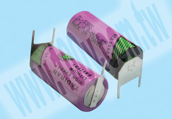 3.6V/1.5Ah  鋰電池 2/3AA +焊腳 - 86335 產品圖片