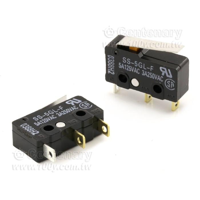 小型微動開關5A/125Vac SPDT 0.16 N - 40008 產品圖片