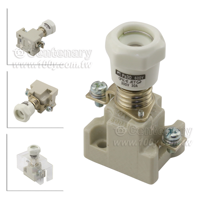 瓷器保險絲+座 5A/600V - 116089 產品圖片