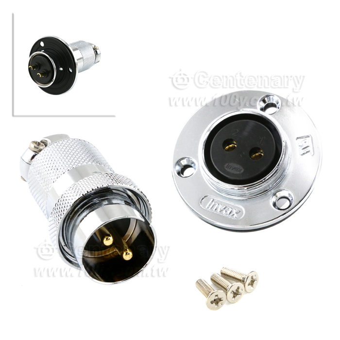 2P公頭+2P母座 ψ25mm - 87193 產品圖片