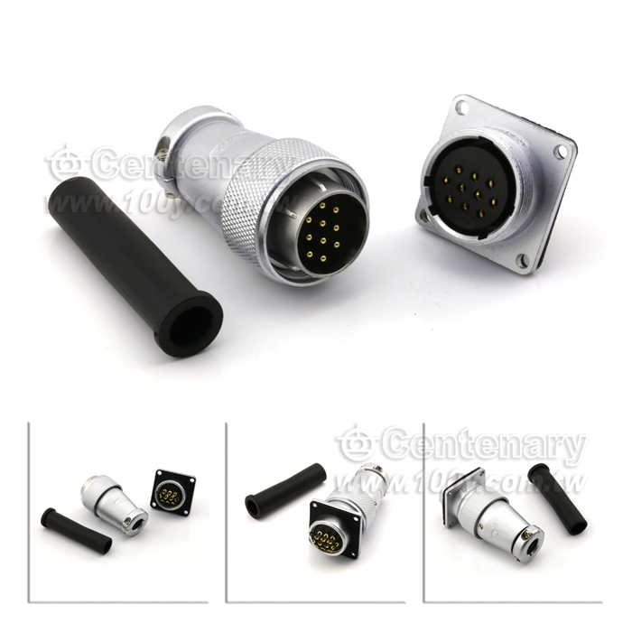 10P公頭+10P母座 ψ24mm - 87241 產品圖片