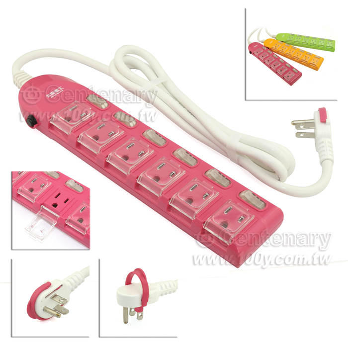3P*6 AC Power Strip - 101643 Product Image