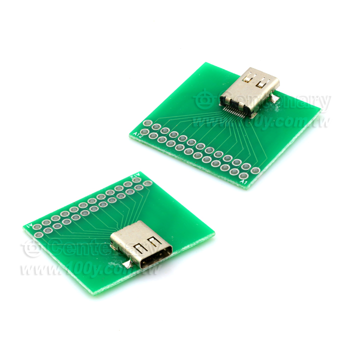 USB3.1 Type C 母座 帶PCB板 - 112966 產品圖片