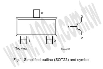 SOT-323 N溝道 50V 220mA - 88303 產品圖片