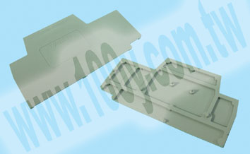 End and intermediate plate 2.5 mm / 0.098 in thick - 87764 Product Image