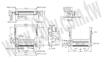 MOLEX_連接器 CompactFlash 55358系列 - 89010 產品圖片