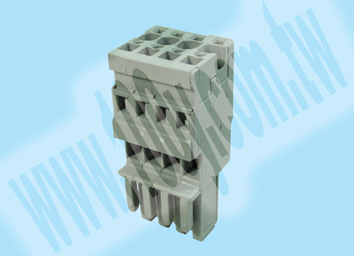 1-Conductor female plug straight to be fixed on receptacle terminal blocks or male connectors  - 88369 Product Image
