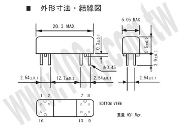 OKITA_PCB Reed Relay - 90621 Product Image