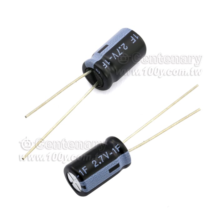 1F/2.5V 捲繞型金電容【無鉛】
