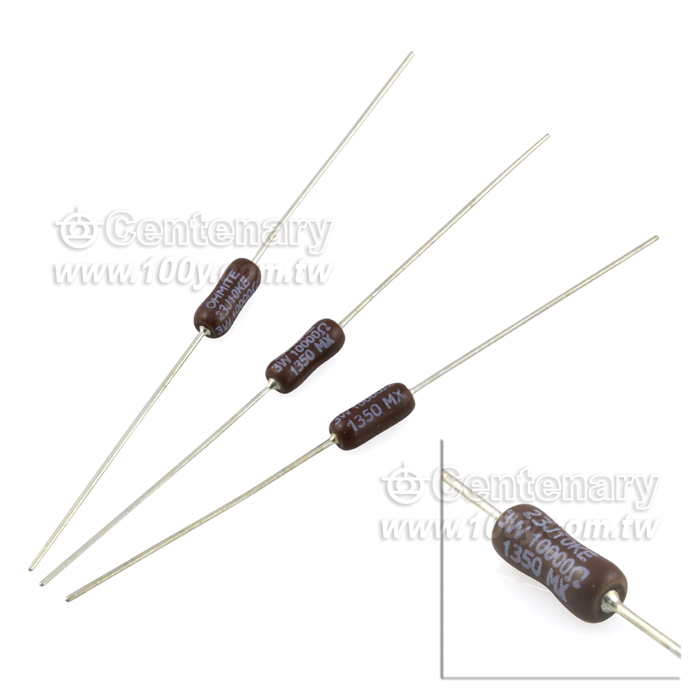 Vitreous Enamel Conformal Axial Resistor - 91302 Product Image