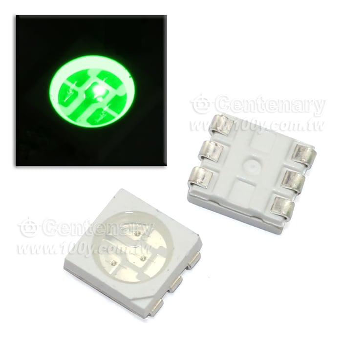 5050 SMD LED 綠色  - 100437 產品圖片