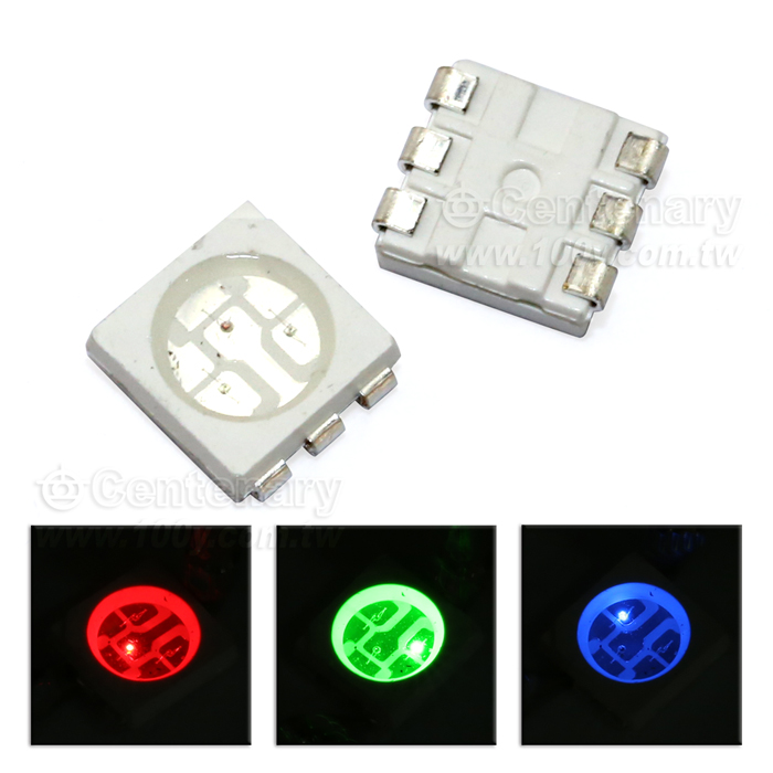 5050 LED 2V/20mA 紅綠藍(RGB) - 91602 產品圖片