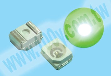 3528 SMD LED 3.2V 純綠光【ROHS】 - 91616 產品圖片