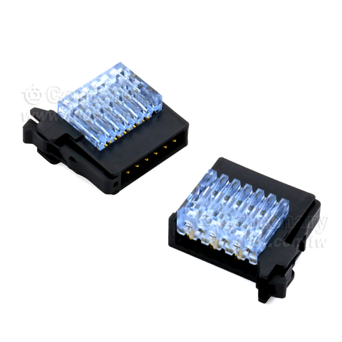 CONN PLUG 6P IDC BLUE RITS - 91521 產品圖片