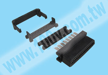 未鎖電纜型插座 20PIN P:1.27mm - 91873 產品圖片