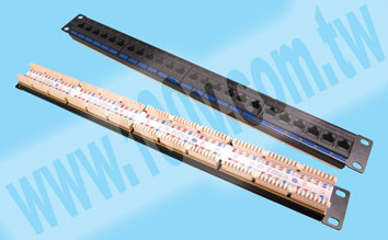 Cat.6  Patch Panel -24 port 1u