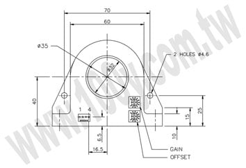 LEM_霍爾轉電流感知器 - 91693 產品圖片