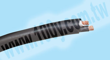 PVC控制電纜 5.5mm2*2C_黑白