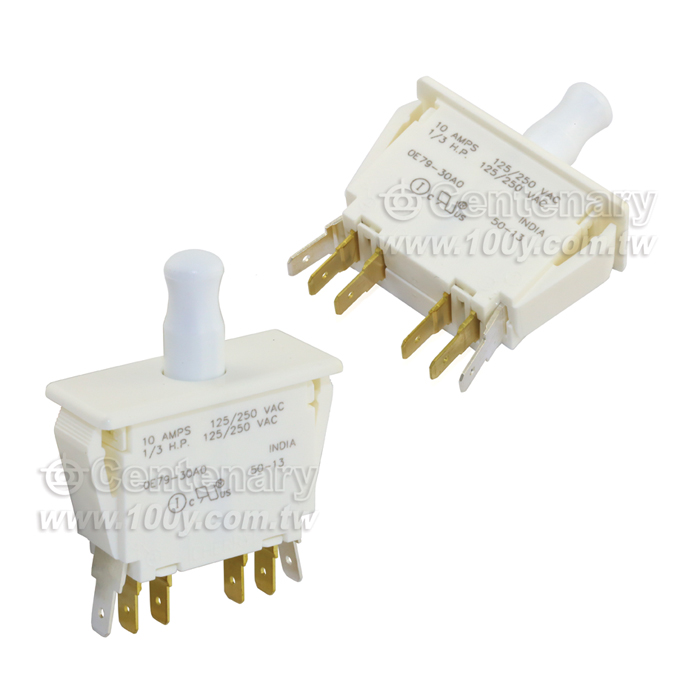 Panel Mount Pushbutton-Double Pole - 92846 Product Image