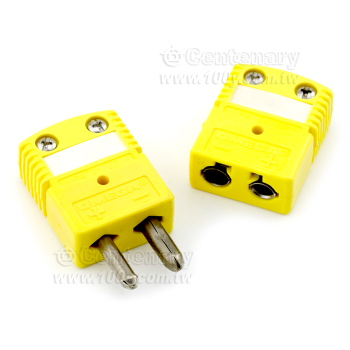 K Type 熱電偶插頭 公+母 (黃) - 94758 產品圖片