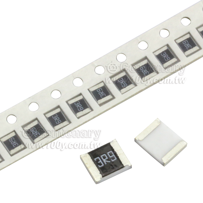 厚膜電阻- SMD 1/2watts 3.9ohms 5% - 95237 產品圖片